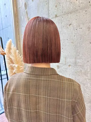 セミロング 🌸暖色カラー/ボブ 一色愛海🌸のヘアスタイル