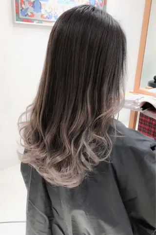 ロング カラー Days 透明感カラーのヘアスタイル