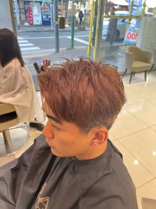 カラー メンズ SENA 再現性 パーマと縮毛矯正のヘアスタイル