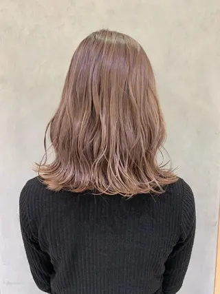 ミディアム カラー 城 健太郎 💎ハイトーンのヘアスタイル