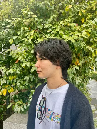 パーマ メンズ 鎌倉/メンズ/外国人 風パーマ/ﾐﾕｳのヘアスタイル