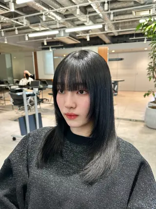 ミディアム 韓国ヘア/レイヤー Yan✂︎のヘアスタイル