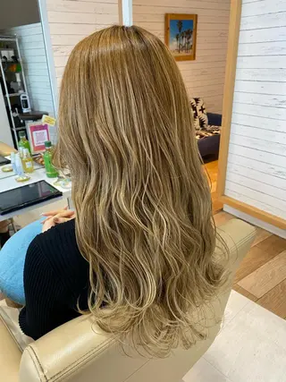 セミロング 荒木 たけるのヘアスタイル