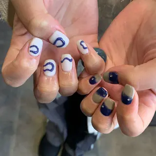 ネイル YUKIMO🍎名駅 /ニュアンスのネイルデザイン