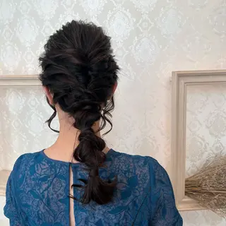 ヘアアレンジ SALOWIN川崎WEST店所属・🌷川崎/アレンジ/ 暖色ボブ/コトネ🌷のヘアスタイル