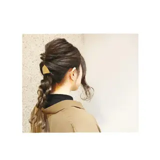 ヘアアレンジ ミディアム ◎モチマル チアキ◎のヘアスタイル