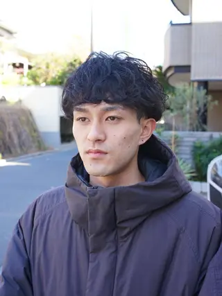 パーマ メンズ 美容室soi所属・メンズ特化/石田 凱土のヘアスタイル