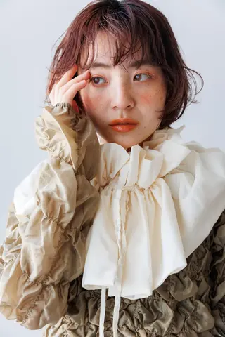 ミディアム パーマ カラー ショートとボブの専門 船橋徒歩5分/ERIのヘアスタイル