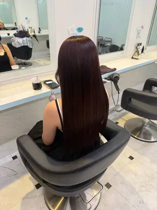 カラー 🍒♡艶髪暖色カラー saaya♡🍒のヘアスタイル