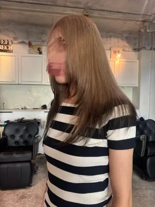 ロング カラー ヘアアレンジ 山口 樹里のヘアスタイル