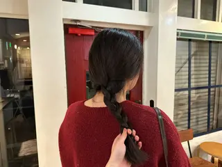 ロング 上川 温のヘアスタイル