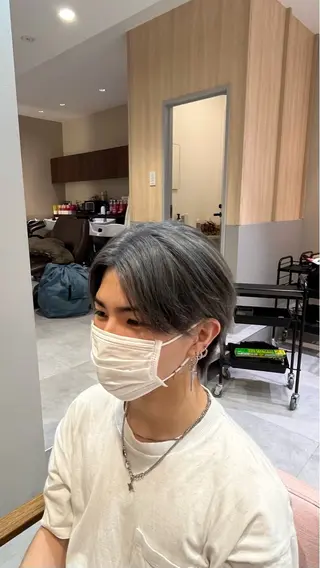 メンズ Riku 艶カラーのヘアスタイル