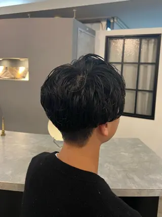 パーマ メンズ ブリーチカラー🫧 いぐち しょうた🫧のヘアスタイル