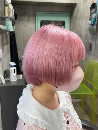 ショート カラー ハイトーン/ブリーチ /ウルフ⛓️MAKIのヘアスタイル