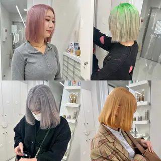 ミディアム ハイトーンボブ Mizuki.のヘアスタイル