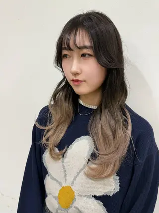 ロング カラー メンズ特化美容師 タケルのヘアスタイル