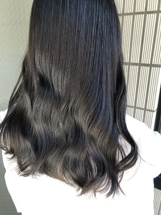 ロング カラー ヘアアレンジ 透明感/艶髪/💖 トレンドスタイル💖のヘアスタイル