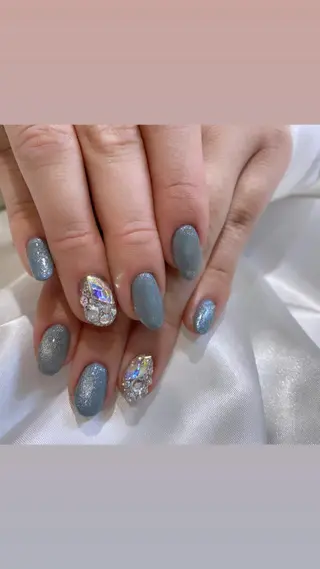 ネイル sio.nail&eyebrow salon shimokitazawa2号店所属・nailist mana𖤐´-のネイルデザイン