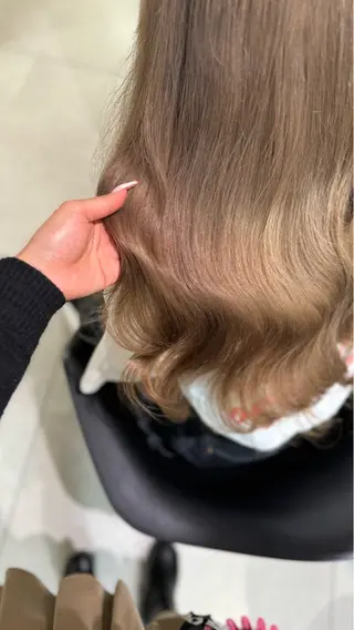 ロング カラー 大阪 梅田/ ハイトーン/エクステのヘアスタイル