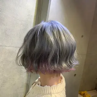 ショート カラー 及川シゲル 髪質改善講師のヘアスタイル