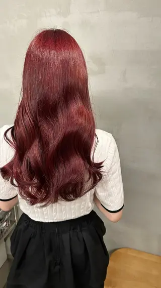 カラー カエデ⭐︎ ブリーチモデル大募集のヘアスタイル