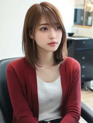 ミディアム nest. りゅうせいのヘアスタイル