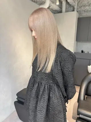 ロング カラー レイヤー/顔周り /AKARIのヘアスタイル