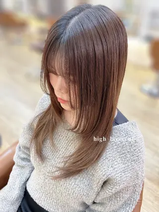 ロング 🤍FLEAR 白濱 かえで🎀.⋆のヘアスタイル