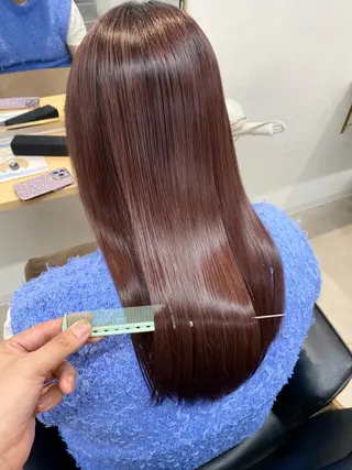 セミロング ショート/ハイライト /白髪ぼかし🌿松本のヘアスタイル
