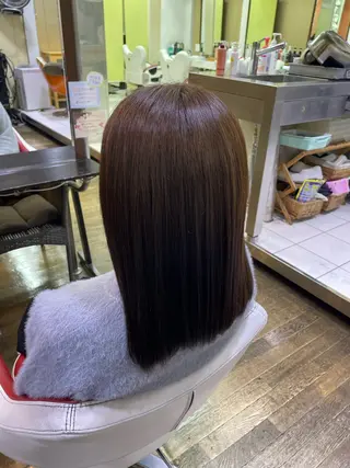 ミディアム HONDA PREMIER HAIR緑園都市店所属・asano yuiのヘアスタイル