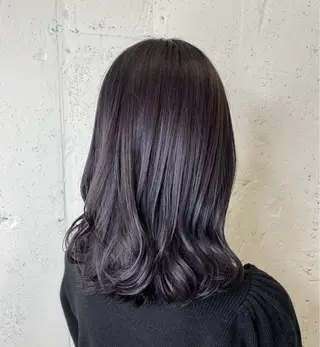 ミディアム カラー 透明感カラー🎀／ マツエクのヘアスタイル