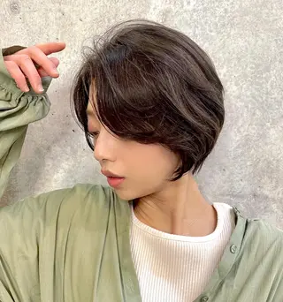 ショート youres hair 髪質改善トリートメント&ヘッドスパ　恵比寿本店【ユアーズ ヘア】所属・愛されヘア♪ 大森春奈のヘアスタイル