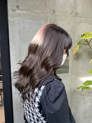 セミロング 🦋MAHO🦋 デザインカラーのヘアスタイル