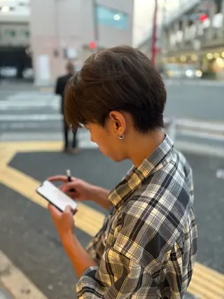 カラー 益田 実苗のヘアスタイル