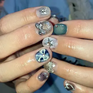 ネイル kana/モード ・グランジ⛓🎼のネイルデザイン