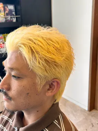 ショート カラー メンズ EARTH大宮宮原店所属・🔥メンズ特化🔥 rikuのヘアスタイル