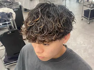 ショート カラー パーマ メンズ 🔥メンズパーマ特化 🔥店長中村雄樹のヘアスタイル