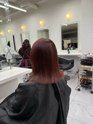 ミディアム カラー ヘアアレンジ 💗横浜美容室 💗HARUNAのヘアスタイル