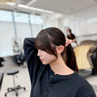 ロング 梅田髪質改善 韓国カット/星野綾哉のヘアスタイル