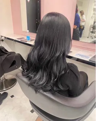 ロング miku/ラベンダー 透明感カラー🪻❤︎のヘアスタイル