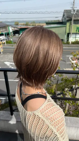 ミディアム カラー STRAAL所属・カットモデル✂️ ゆうかのヘアスタイル