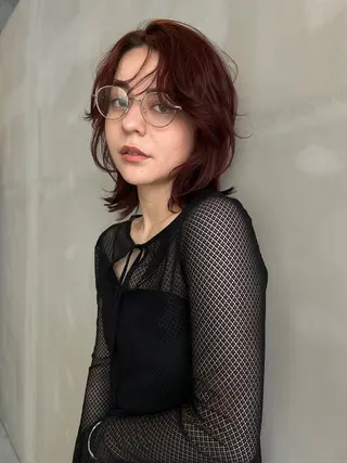 ショート カラー ショート/ボブ専門 宮脇美奈/南船場のヘアスタイル