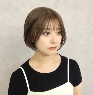 ショート カラー ショート、韓国メンズ ヘアのかつらぎのヘアスタイル