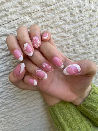 ロング カラー ヘアアレンジ キッズ ネイル マツエク・マツパ アイブロウ 福田 加奈のネイルデザイン