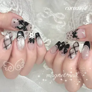 ネイル coco.nail/ y2k/ワンホンのネイルデザイン