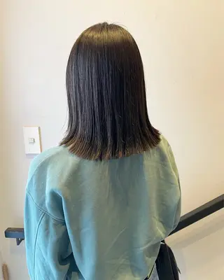 ミディアム カラー stylist/ボブ ことの/韓国レイヤーのヘアスタイル