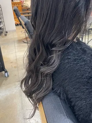 ロング カラー レイヤー/透明感ツヤ カラー/Rinのヘアスタイル