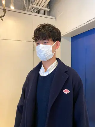 ショート パーマ メンズ おしゃれパーマ メンズ特化/みーまんのヘアスタイル