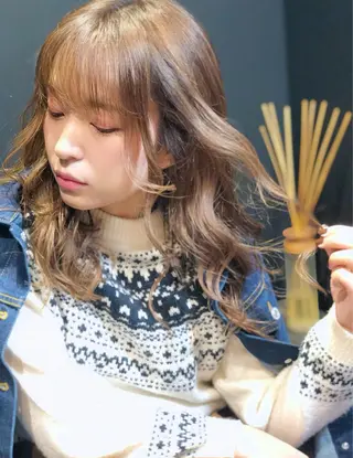ロング カラー 柿本拓【全席完全個室 ログネオン】のヘアスタイル