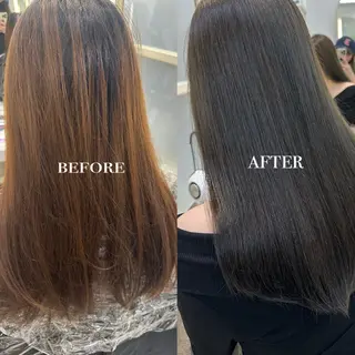 ロング oto🎀×美髪× シースルー前髪🤍のヘアスタイル